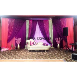 WEDDING STAGE COLORFUL BACKDROPS