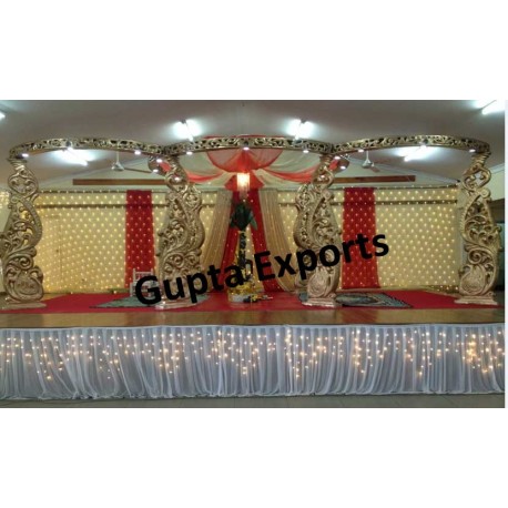 PEACOCK THEME WEDDING MANDAP