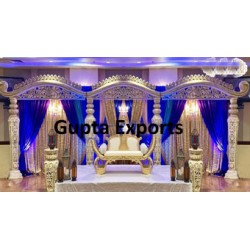GLOSSY INDIAN  WEDDING STAGE