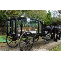 ENGLISH FUNERAL CARRIAGE