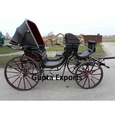 ROYAL BLACK VICTORIA BUGGY