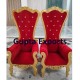 RED GOLD BIG CHAIRS