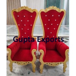 RED GOLD BIG CHAIRS