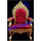 RED GOLD MANDAP CHAIRS