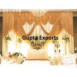 GOLD THEME EMBROIDERY BACKDROPS