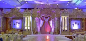 European style wedding stage