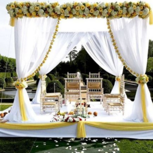 IVORY WEDDING MANDAP