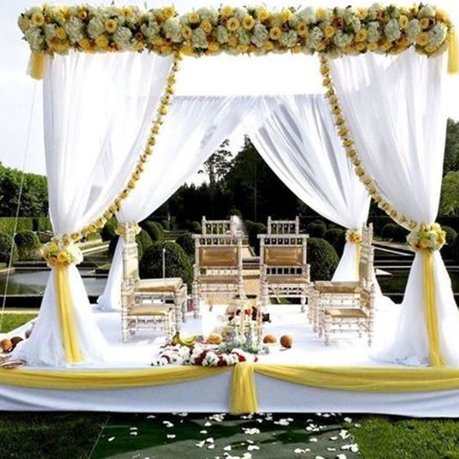 IVORY WEDDING MANDAP