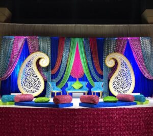 Lady Sangeet Stage Backdrop