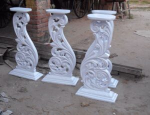 Peacock Style Pillar