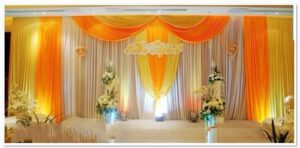 Royal Backdrops for Wedding